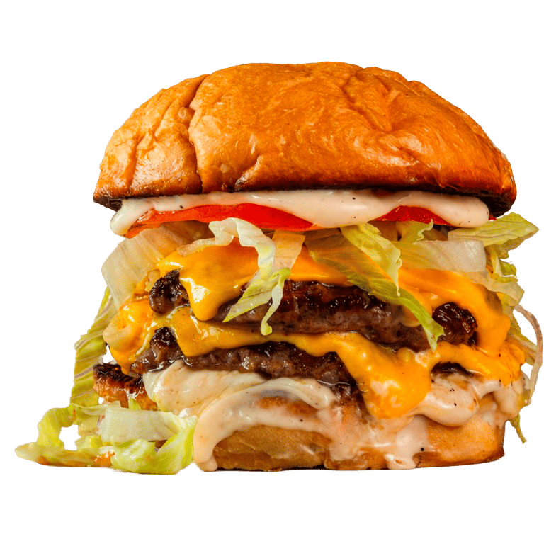 Grand Tasty de GULA: doble carne, cheddar, lechuga, tomate y salsa tasty