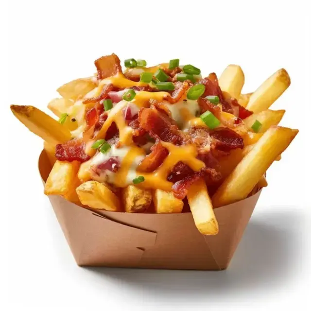 Papas con cheddar